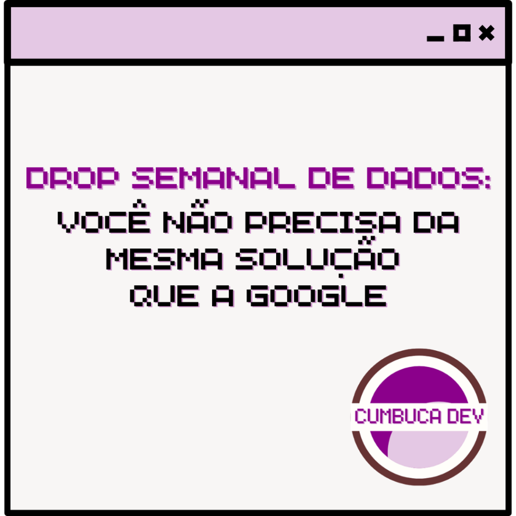 Você não precisa da mesma solução que a&nbsp;Google
